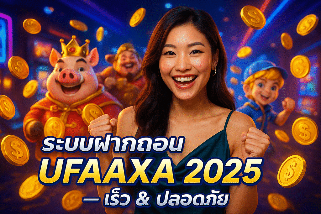 ระบบฝากถอน UFAAXA 2025 เร็ว & ปลอดภัย