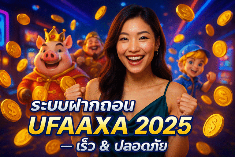 ระบบฝากถอน UFAAXA 2025 เร็ว & ปลอดภัย