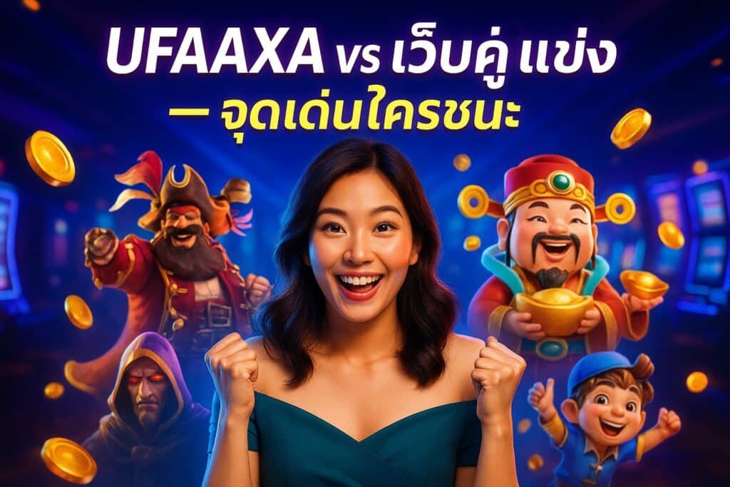 UFAAXA vs เว็บคู่แข่ง จุดเด่นใครชนะ
