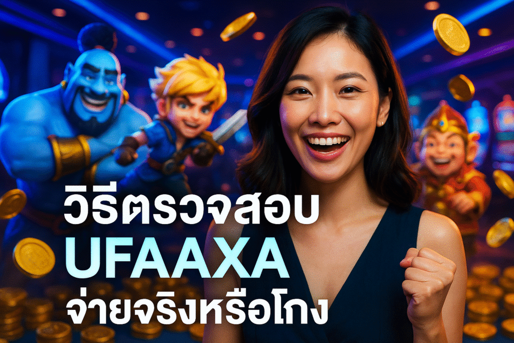 วิธีตรวจสอบ UFAAXA จ่ายจริงหรือโกง