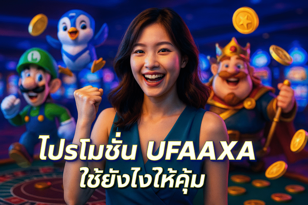 โปรโมชั่น UFAAXA — ใช้ยังไงให้คุ้ม